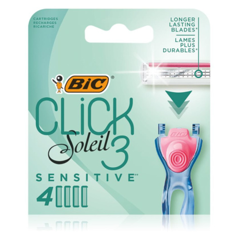 BIC Soleil Click Sensitive náhradní hlavice 4 ks