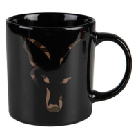 Fox hrnek black and camo head ceramic mug