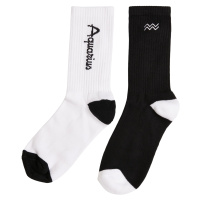 Zodiac Ponožky 2-balení černo/bílý vodnář