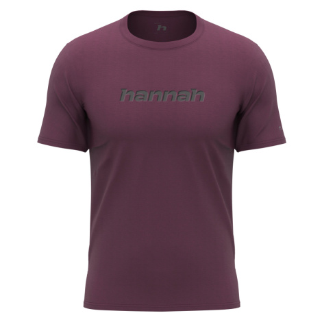 Pánské triko Hannah Bine red mahogany