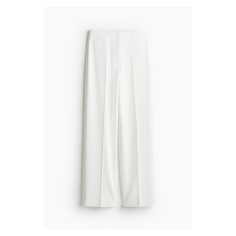 H & M - Široké kalhoty - bílá H&M