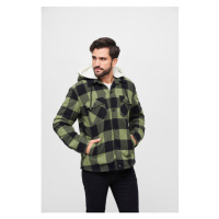 Brandit Lumberjacket Hooded black/olive