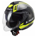 Moto helma LS2 OF573 Twister II Flix Black H-V Yellow