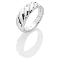Hot Diamonds Elegantní stříbrný prsten s diamantem Most Loved DR239 56 mm