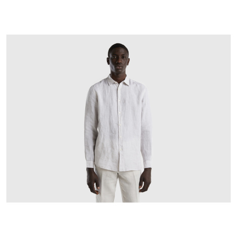 Benetton, Shirt In Pure Linen United Colors of Benetton