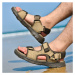 Pohodlné pánské sandály na pláž s pásky se suchým zipem