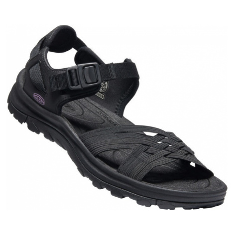 Dámské sandály KEEN Terradora II strappy open toe black/african violet