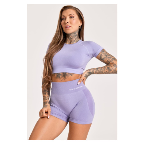 Gym Glamour Kraťásky Melange Lilac Barva: Fialová