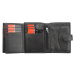Pánská kožená peněženka Pierre Cardin TILAK37 326A RFID černá / modrá