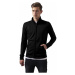 Loose Terry Zip Jacket - black