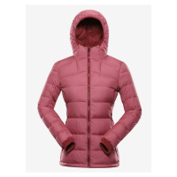 Růžová dámská zimní prošívaná bunda ALPINE PRO ROGITA