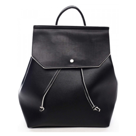 Moderní dámský koženkový batoh City wonder, černá Diana & Co