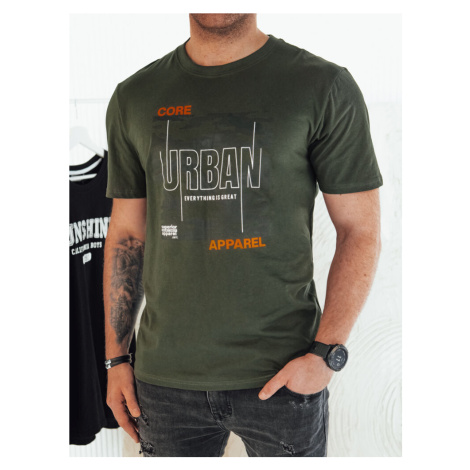 KHAKI TRIČKO S POTISKEM URBAN BASIC