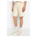 Trendyol Beige Regular Fit Stretchy Fabric Denim Denim Shorts & Bermuda
