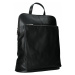 Kožený dámský batoh Unidax Marion - černá
