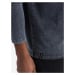 Ombre Clothing Nadčasové tmavě modré bavlněné tričko V2 LSWL-001