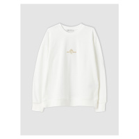 LC Waikiki Crew Neck Embroidered Long Sleeve Oversize Women's Sweatshirt