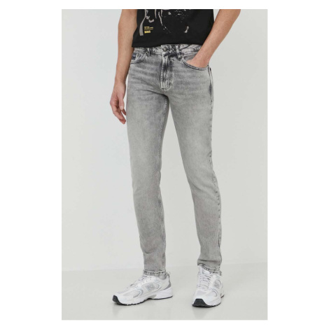 Džíny Versace Jeans Couture pánské, šedá barva, 76GAB5D0 CDW98