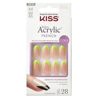 KISS Nalepovací nehty Salon Acrylic French Color - Hype 28 ks