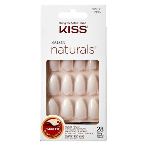 KISS Přírodní nehty vhodné pro lakování 70910 Salon Naturals (Nails) 28 ks