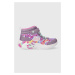 Kožené sneakers boty Skechers UNICORN DREAMS fialová barva