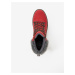 Korálové dámské kotníkové zimní boty s umělým kožíškem SAM 73 Mantary