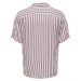 Růžovo-bílá pánská pruhovaná košile s krátkým rukávem ONLY & SONS Wayne