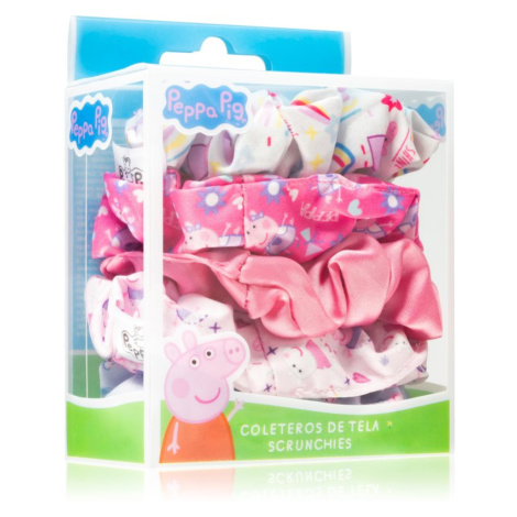 Peppa Pig Scrunchies gumičky do vlasů pro děti 5 ks