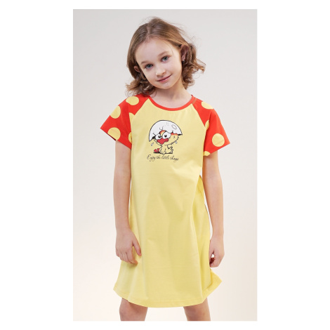 Dětská košile Vienetta Secret Malé kuře | žlutá