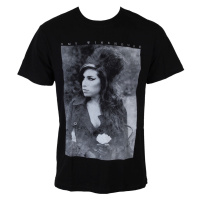 Tričko metal pánské Amy Winehouse - Flower Portrait - ROCK OFF - AMYTS02MB