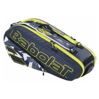 Babolat Pure Aero RH X 6 Grey/Yellow/White Tenisová taška