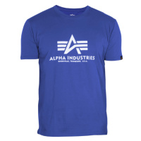 Alpha Industries Tričko Basic T-Shirt nautical blue