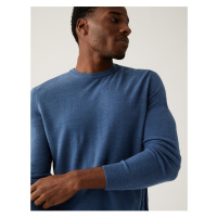 Modrý pánský svetr Marks & Spencer
