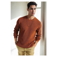 18369 Dewberry Knitwear Mens Sweater-CINNAMON