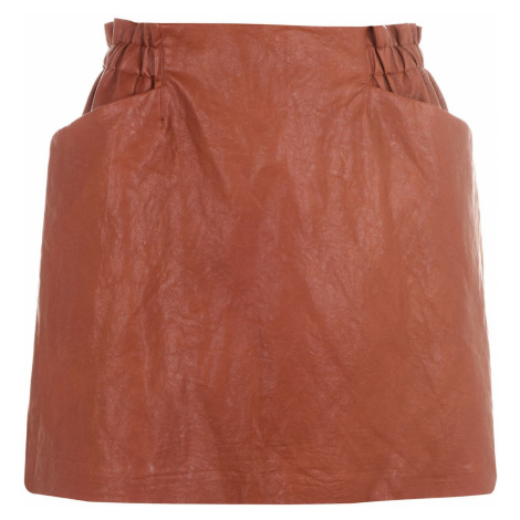 Only Faux Leather Mini Skirt