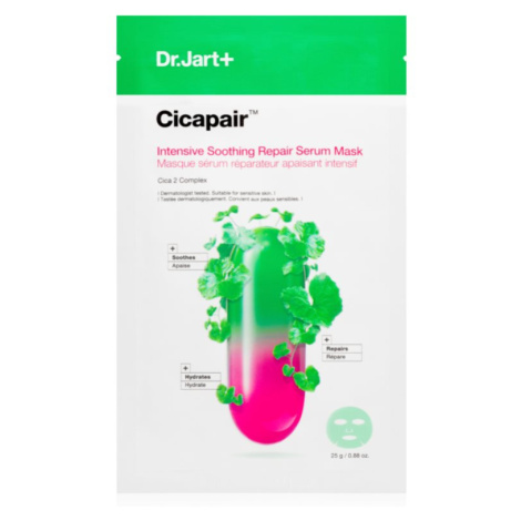 Dr. Jart+ Cicapair™ Intensive Soothing Repair Serum Mask plátýnková maska s hydratačním a zklidň