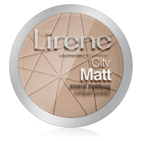 Lirene City Matt matující pudr odstín 03 Beige 9 g