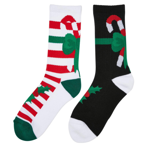 Vánoční ponožky X-Mas Candy - 2-balení vícebarevné Urban Classics