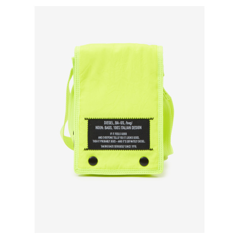 Neonově zelená pánská taška přes rameno Diesel