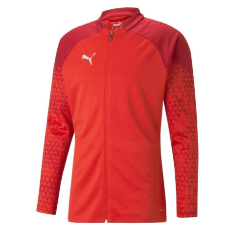 Puma TEAMCUP TRAINING JACKET Pánská fotbalová bunda, červená, velikost