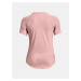 Růžové dámské tričko Under Armour UA Rush SS