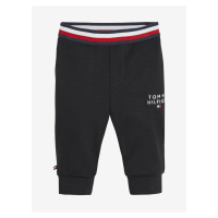 Černé dětské tepláky Tommy Hilfiger - Holky