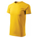 Pánské triko jednoduché, žlutá