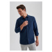 DEFACTO Regular Fit Poplin Long Sleeve Shirt