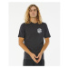 LYKRA RIP CURL SWC PSYCHE CIRCLES S/S - černá