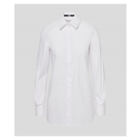 Košile karl lagerfeld klxav poplin shirt bílá