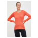 Sportovní tričko s dlouhým rukávem Jack Wolfskin Sky Thermal oranžová barva