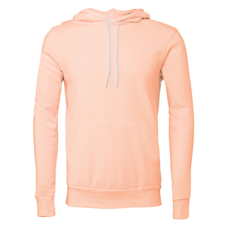 Canvas Unisex mikina s kapucí CV3719 Peach Bella + Canvas