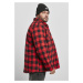 Pánská košile // Urban classics Padded Check Flannel Shirt black/red