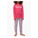 PRO DĚTI! Calvin Klein pyžamo Girls- růžové